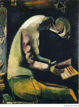 Marc Chagall Werke - Jude beim Gebet Zeitgenosse Marc Chagall